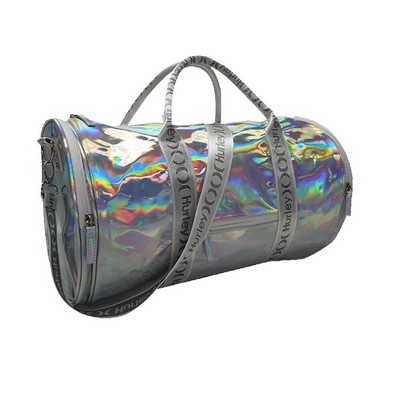Iridescent PU Duffle Bag