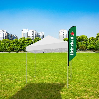 8' Medium Tent Banner Kit w/ Single Sided Imprint