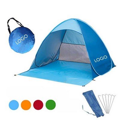 Self-Expanding Portable Beach Tent Pop-Up Sun Shelter