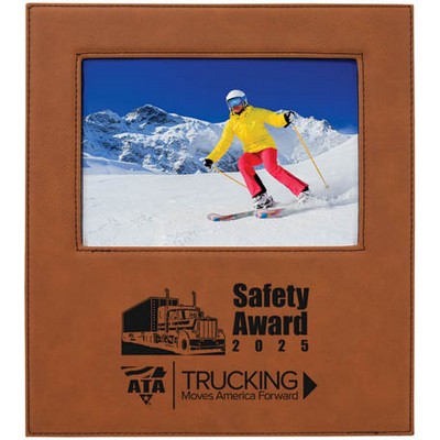 Leatherette Frame Holds 5 x 7 (Rawhide)
