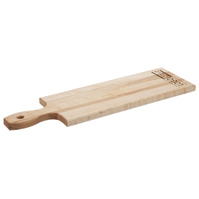 WriteOnWood Pullman Maple Cutting Board Paddle (20" x 6" x 3/4")