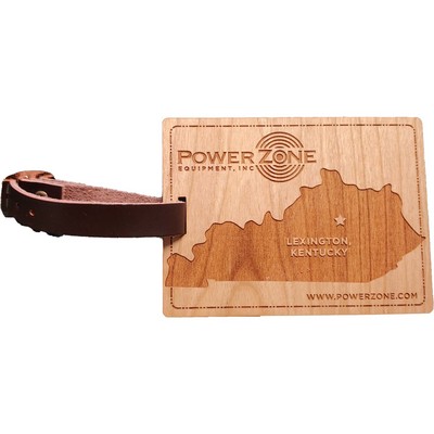 Hardwood State Luggage Tags