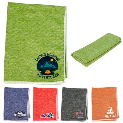 32" X 12" Heather Quick Dry Towel