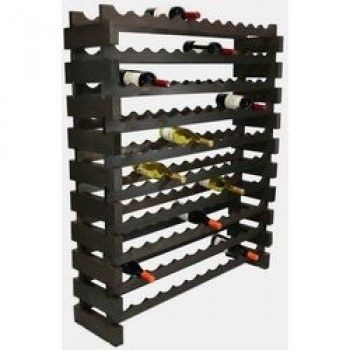 Modularack® Stained Brown 120 Bottle Wine Tower Rack