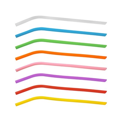 10" Small Silicone Straw