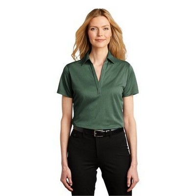 Port Authority ® Women's Heathered Silk Touch ™ Performance Polo.