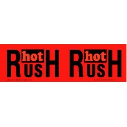 Hot Rush Hot Rush Matte Paper Labels - 2" x 6"