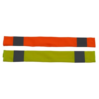 Lime Green High Visibility Seat Belt Covers