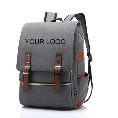 Outdoor Canvas Travel Fashion Backpack