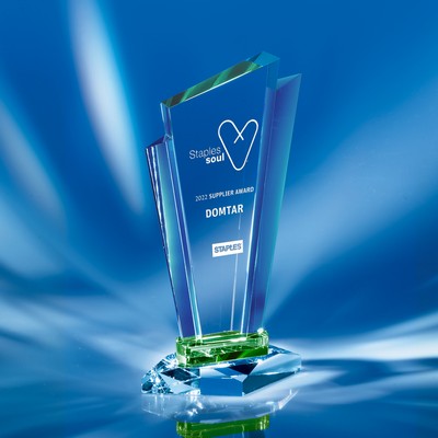 Double Edge Crystal Award
