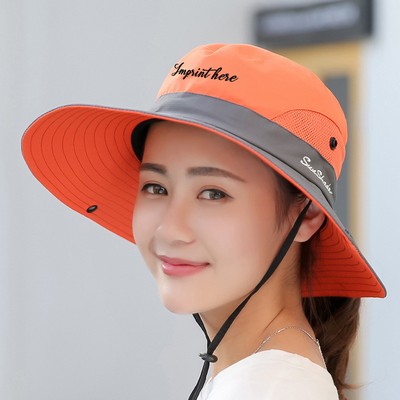 2 Tunes Ladies Summer UV Protection W/ Hole For Hair Braid