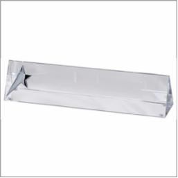 Crystal Name Block Desk Plate