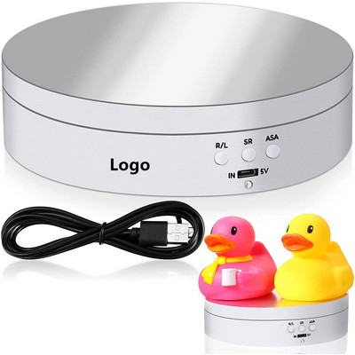 360 Degree Motorized Rotating Display Stand with USB Cable for Photography Products and Shows