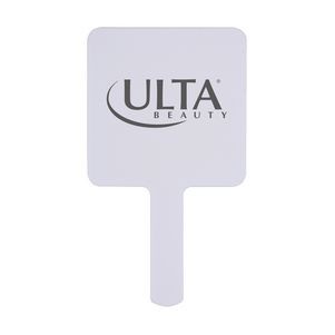 Rubberized Mini Handheld Mirror