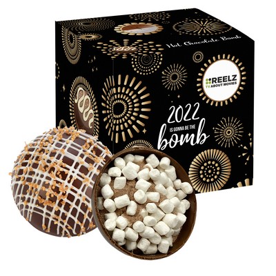 New Years Mega Hot Chocolate Bomb Gift Box - Dark Chocolate Crystal