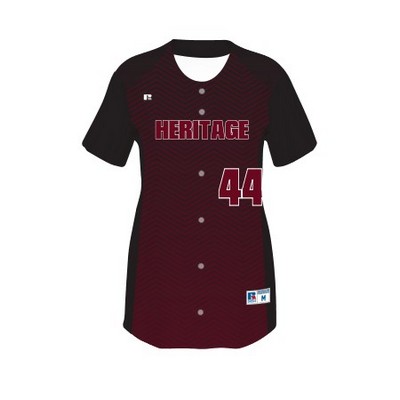 Russell® Ladies' FreeStyle™ Sublimated Faux Full-Button Softball Jersey
