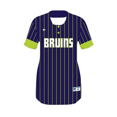 Russell® Ladies' FreeStyle™ Sublimated Two-Button Softball Jersey