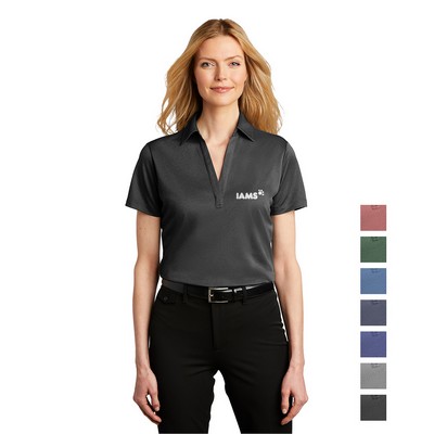 Port Authority® Women's Heathered Silk Touch Performance Embroidered Polo
