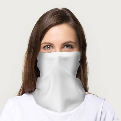 Tuber'z™ Non-Printed White Neck Gaiter