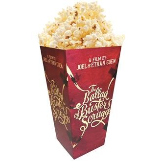 46 Oz. Medium Straight Edge Scoop Fast Popcorn Box Full Color