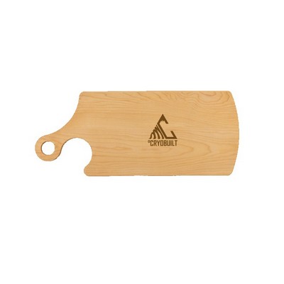 Maple Cutting Board with curved Handle 18"x7-1/2"x3/4"