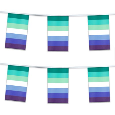 60' 1ply Plastic Gay Men Pride Streamer