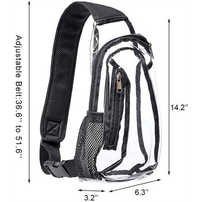 Stadium Approved Clear Sling Bag