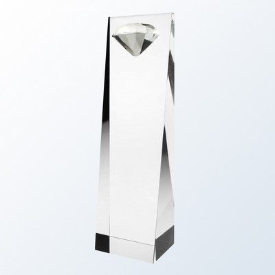 9'' Clear Diamond Tower Award