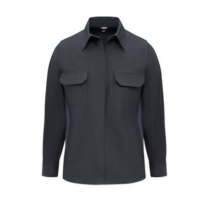 Dickie's® Women's Tactical Long Sleeve Shirt - Midnight Gray