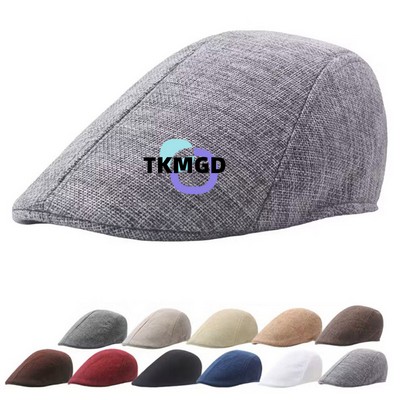 Men's Cotton Flat Newsboy Caps