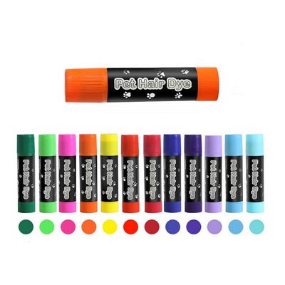 12 Color Water Soluble Pet Dress Up Crayon Set