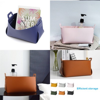 Entrance Leather Storage Box