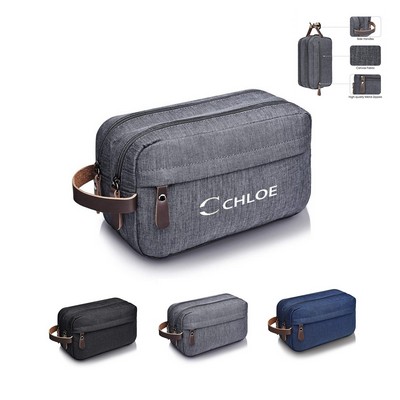 Canvas Travel Cosmetic Bag