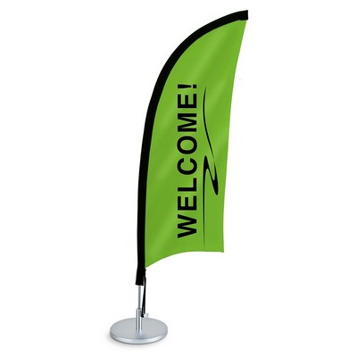 22" Shark Fin Wind Flag Kit - Single Sided