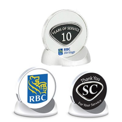 Steel Desk Award With Holder