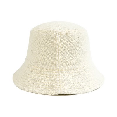 Winter Warm Terry Cloth Bucket Hat