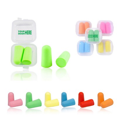 Pair Of Ultra Soft Foam Ear Plugs For Sleeping