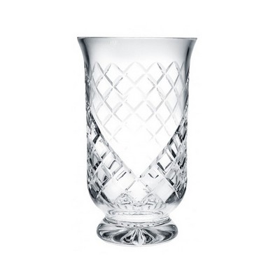 Queen Crystal Vase With Walnut Base