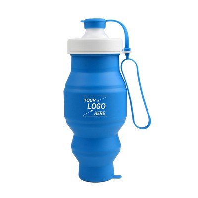 Silicone Collapsible Travel Water Bottle