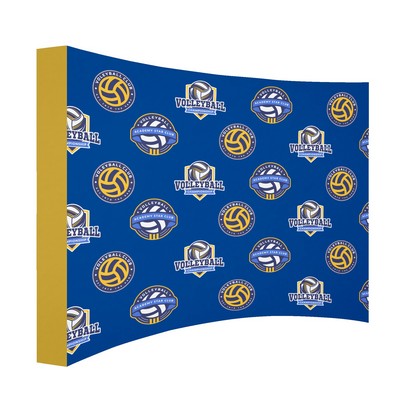 Pop-Up Curved Display Wall (Double Sided)