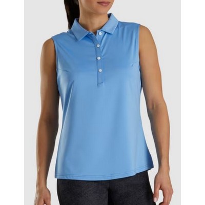 FootJoy Women's Solid Lisle Sleeveless Shirt