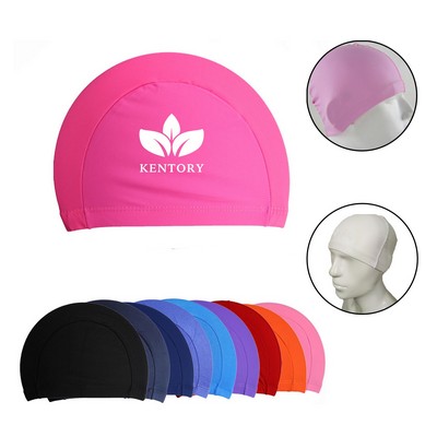 Lycra Swimming Hat Bathing Cap for Women Men