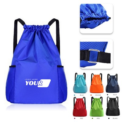 Drawstring Backpack Water Resistant String Bag