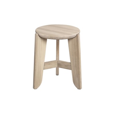 blomus Natural Brown Eli Oak Stool