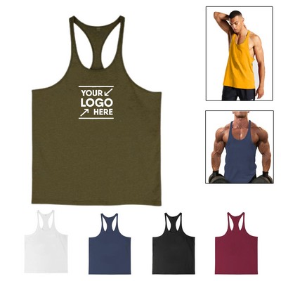 Comfortable Performance Muscle Gym Tank Top for Men