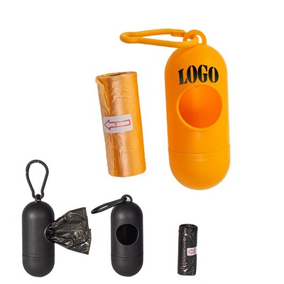 Travel-Friendly Pet Waste Dispenser with Secure Carabiner