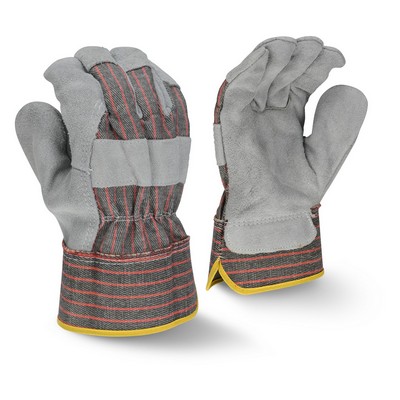 Radians® Fleece Lined Economy Shoulder Gray Split Cowhide Large Leather Glove