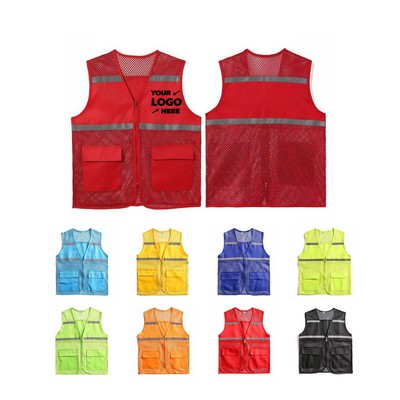 High Visibility Mesh Safety Reflective Vest