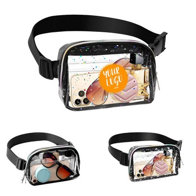 Pvc Fanny Pack Transparent Fashion Mobile Phone Cosmetic Storage Bag