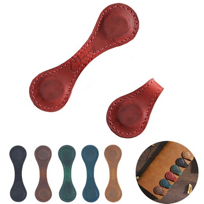 Double-sided magnetic bookmark clip